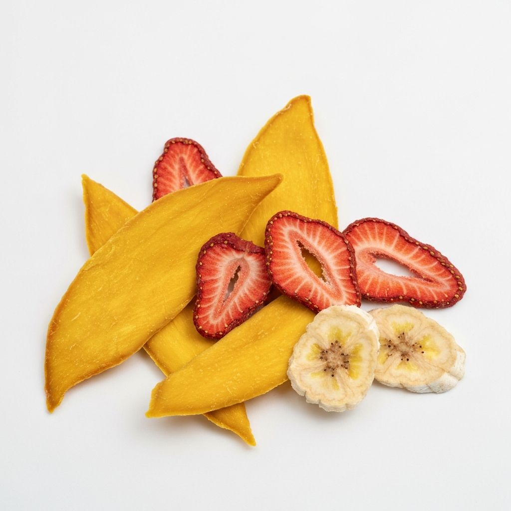 Premium dried fruit slices